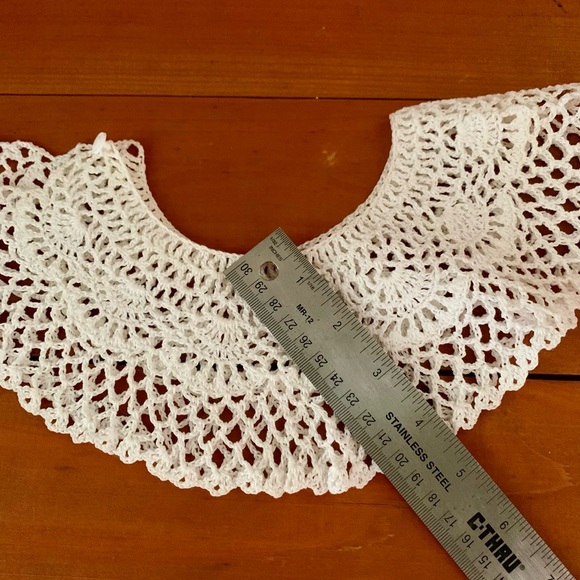 Vintage European Lace & Crochet Retro Collars Detachable Removable (Lot Of 4) - Picture 8 of 10